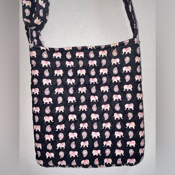 Vera Bradley Pink Elephant Print Crossbody Bag - Picture 6 of 7